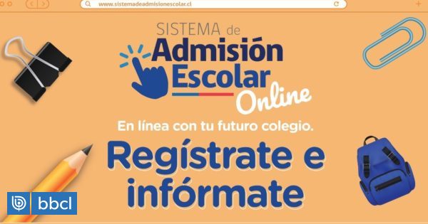 Sistema De Admisión Escolar: Mineduc Presenta Novedades En Registro Y ...