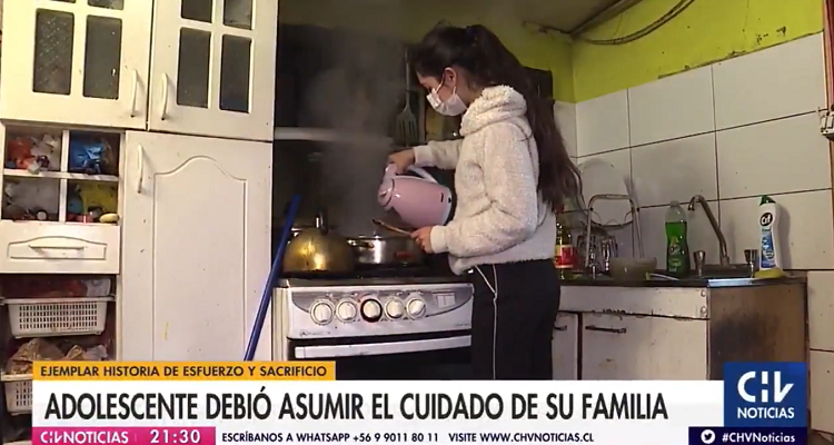 Captura de video a Chilevisión