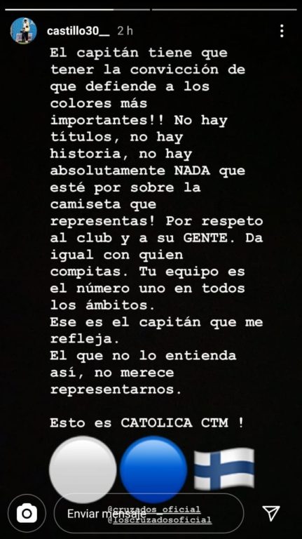 Instagram Nicolás Castillo