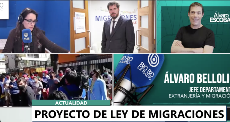 Álvaro Bellolio: "Hay una visión contrapuesta contrapuestade cómo debería ser la migración en Chile"