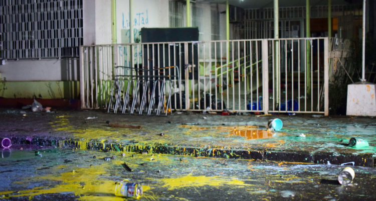 Municipio de Victoria tras desalojo | Agencia UNO