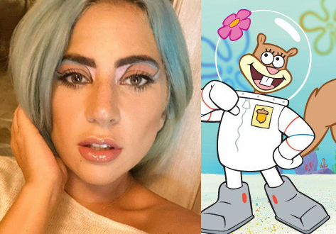 Lady Gaga (izquierda) y Arenita (derecha)