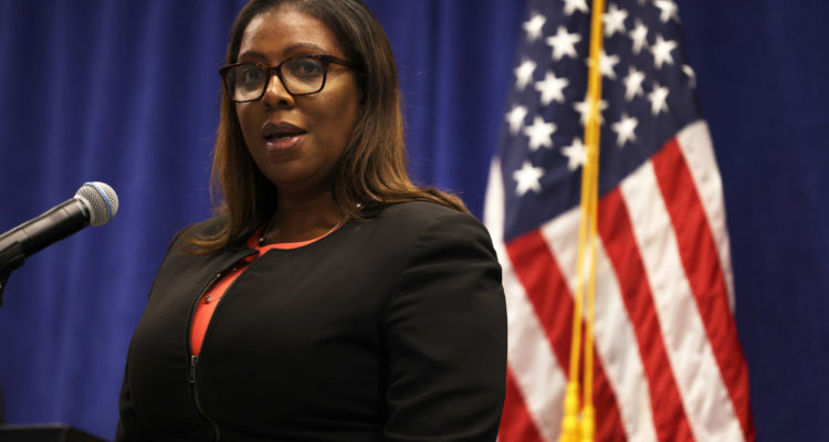 Resultado de imagen para la fiscal general del estado de Nueva York, Letitia James.