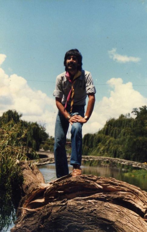 Ricardo de scout, en 1981