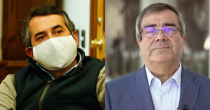 Izquierda: Diputado Alexis Sepúlveda. Derecha: Rector Álvaro Rojas | Agencia UNO – Universidad de Talca