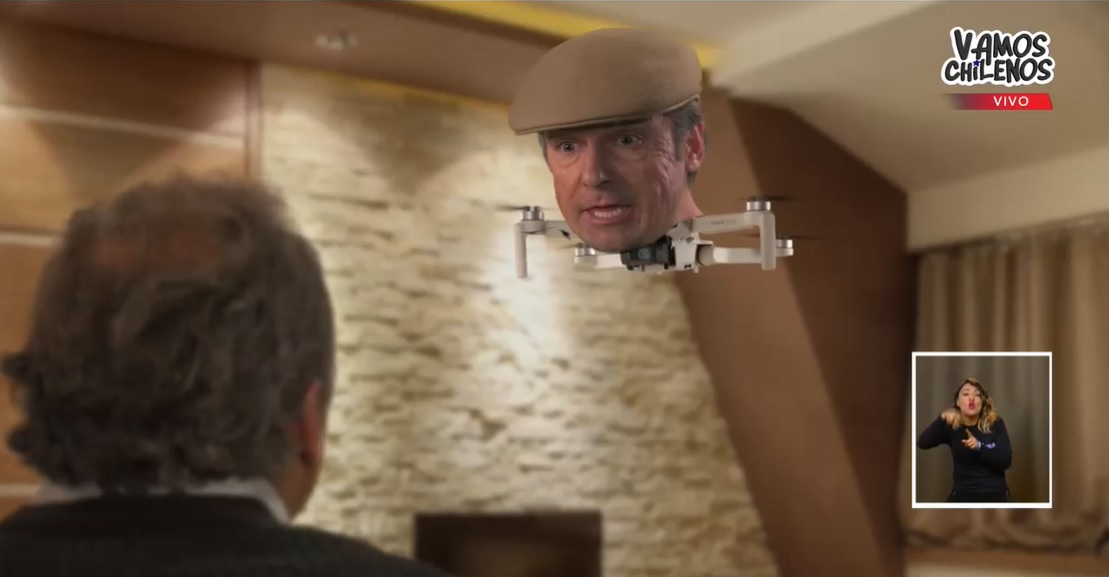 Kramer como “Dron Francisco” | Vamos Chilenos