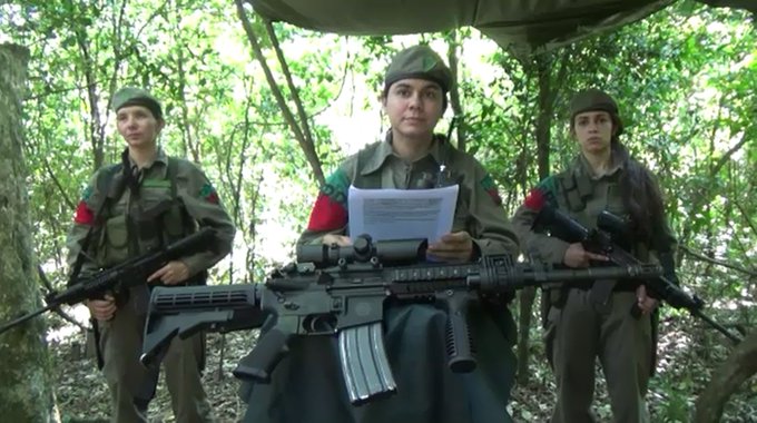 Captura de video difundido por el EPP en 2017