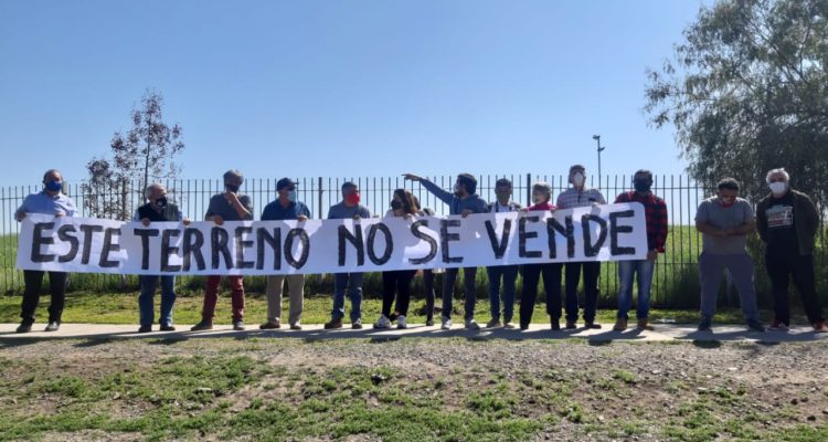 Manifestación de vecinos en La Reina | Cedida a BBCL
