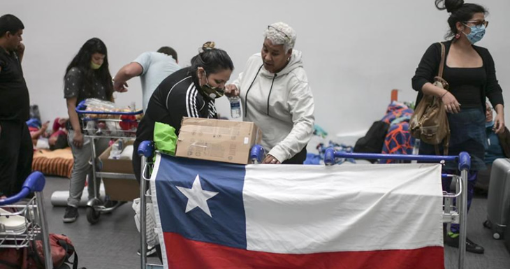 Enfermo de covid-19 chileno en Argentina | AFP