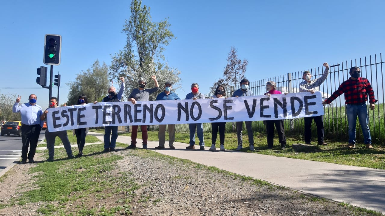 Manifestación de vecinos en La Reina