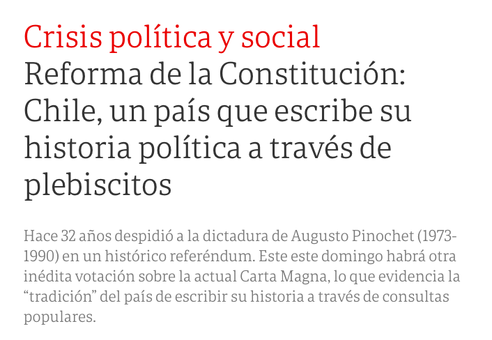 Finiquitan A Pinochet Plebiscito En Chile Acapara Titulares En La Prensa Mundial Nacional Biobiochile