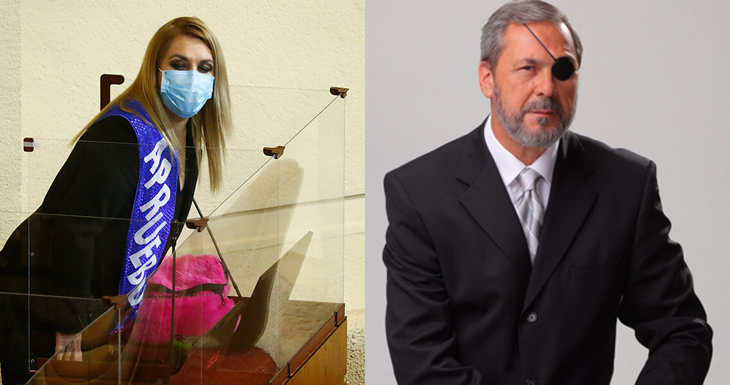 Pamela Jiles y Santiago Pavlovic | Agencia Uno | TVN