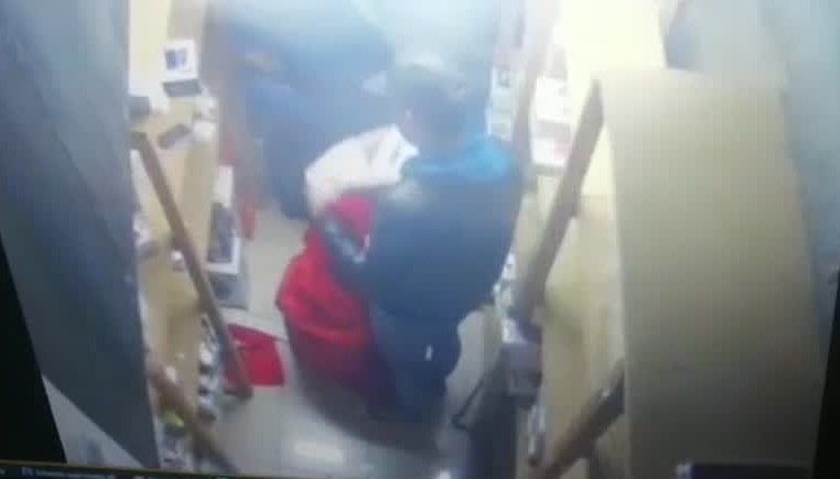 Captura de cámara de seguridad