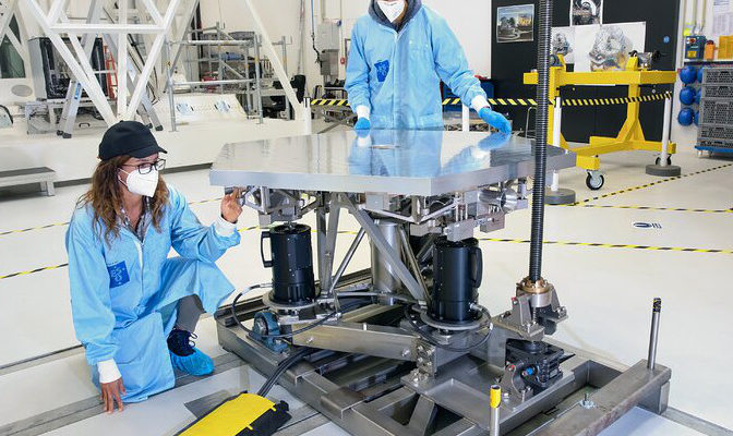 Prototipo de segmento del M1 con estructura de soporte | ESO