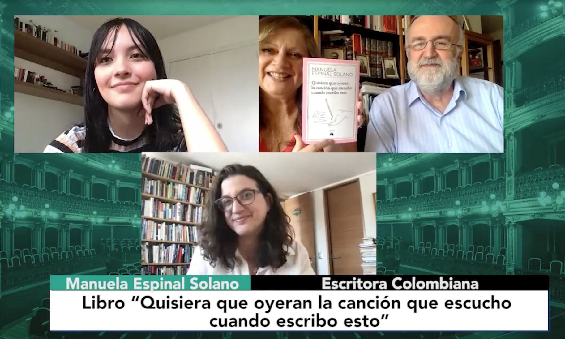 Manuela Espinal Solano: desde Colombia con una novela llena de música |  BioBioChileTV | BioBioChile