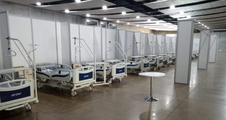 ARCHIVO | Así se veía el Espacio Riesco como hospital