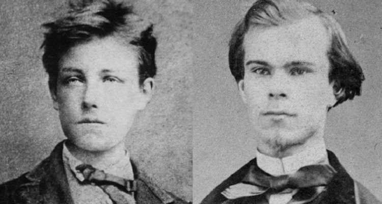 Arthur Rimbaud y Paul Verlaine. 
