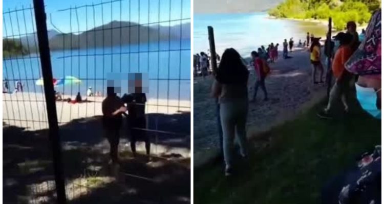 Captura de video | Vecinos abren acceso a la playa