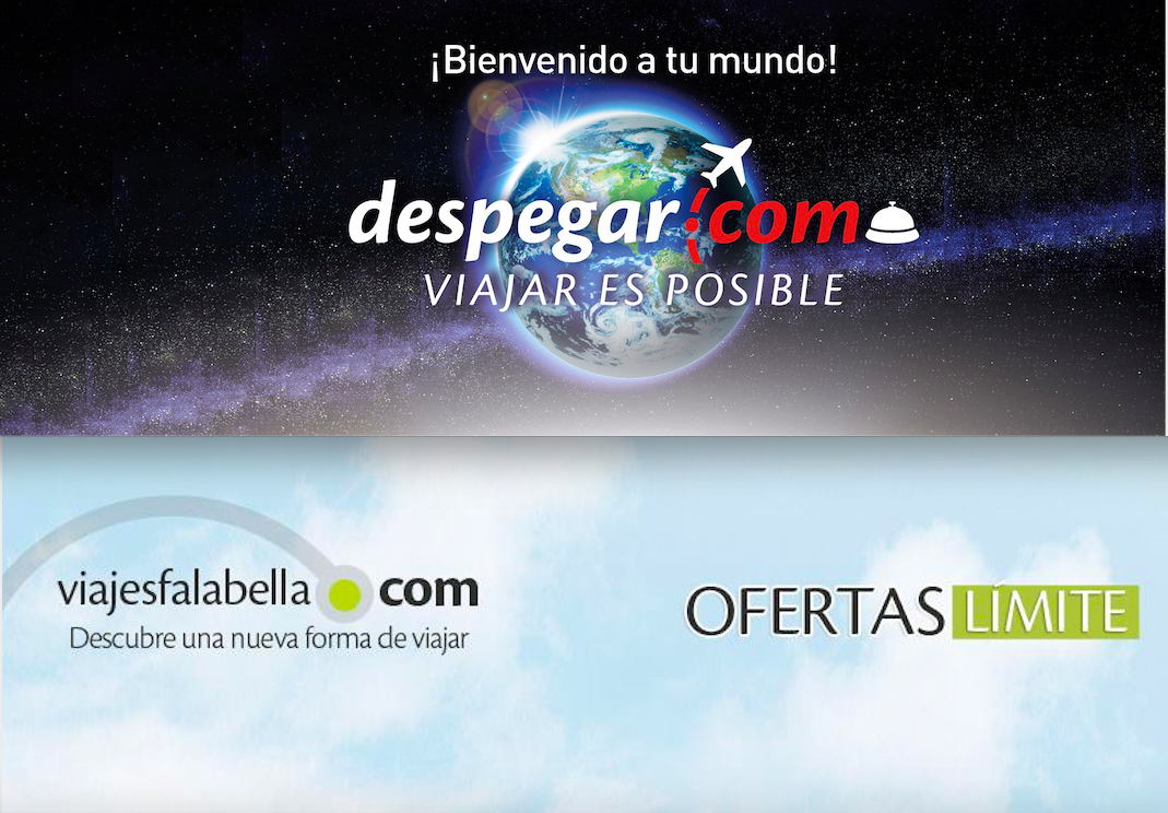 Facebook Despegar.com y Viajes Falabella