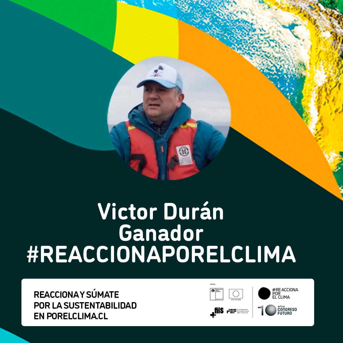 Víctor Durán – Ganador ReAcciona por el Clima