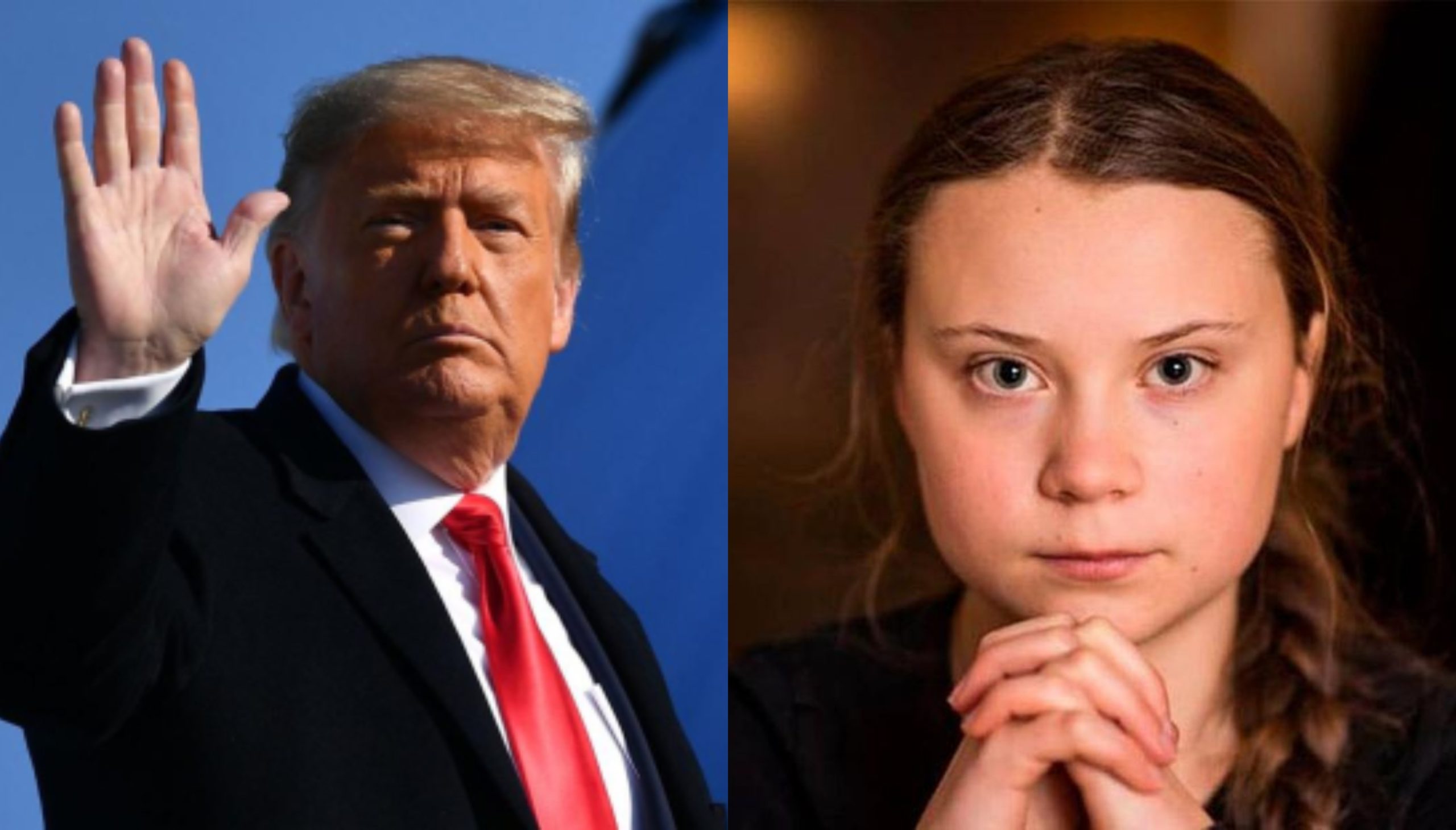 Donald Trump y Greta Thunberg | Edición BBCL