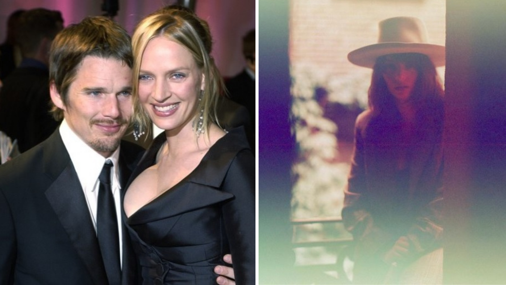 Ethan Hawke, Uma Thurman y Maya Ray | Instagram