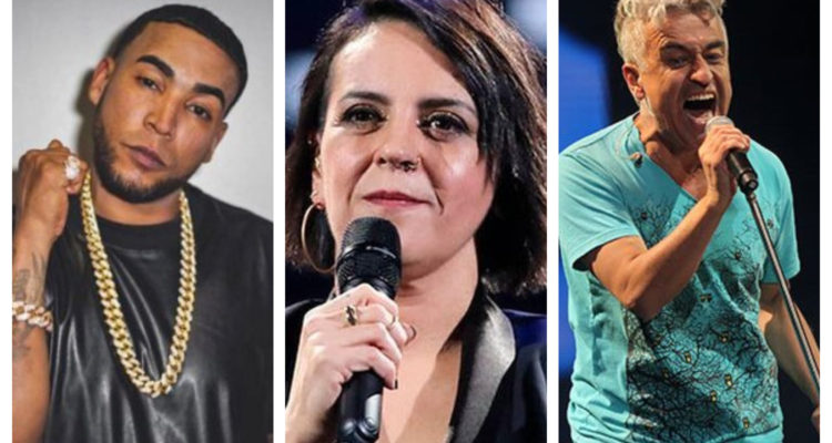 Don Omar, Jani Dueñas y Jorge González | Archivo