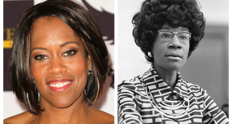 Regina King y Shirley Chisholm | Wikipedia