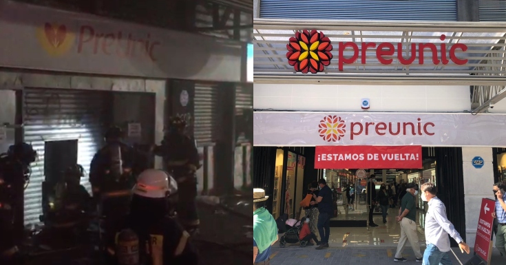 PreUnic incendio | reapertura