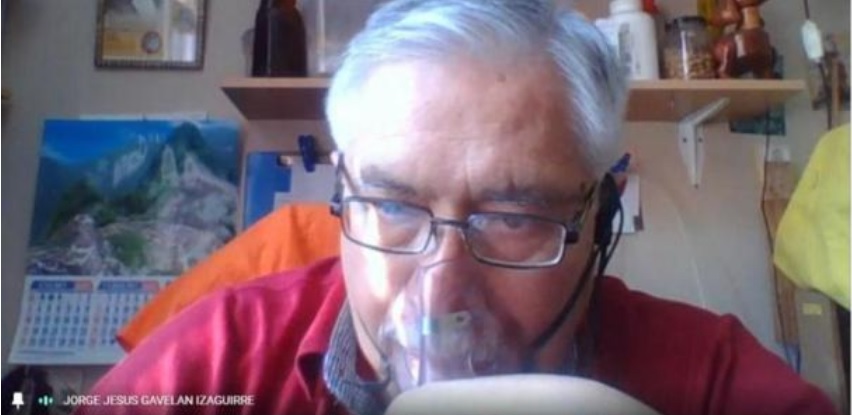 Jorge Jesús Gavelán Izaguirre en clases