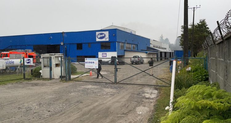 Incendio en bodega | Cedida a BBCL