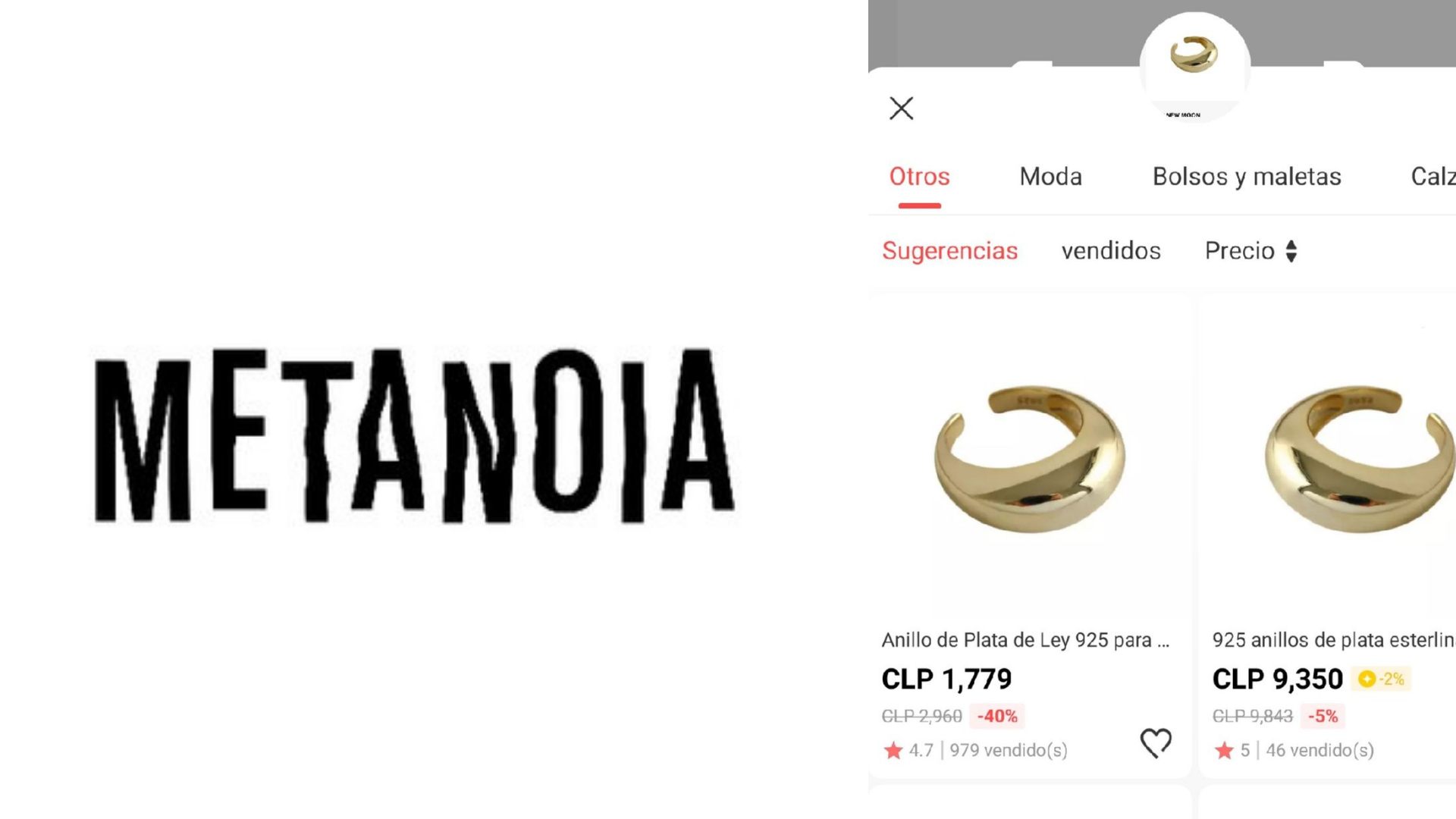 Metanoia y AliExpress