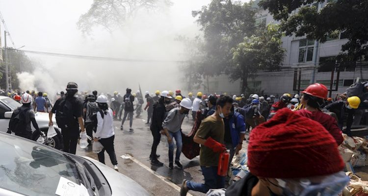 Protestas en Birmania