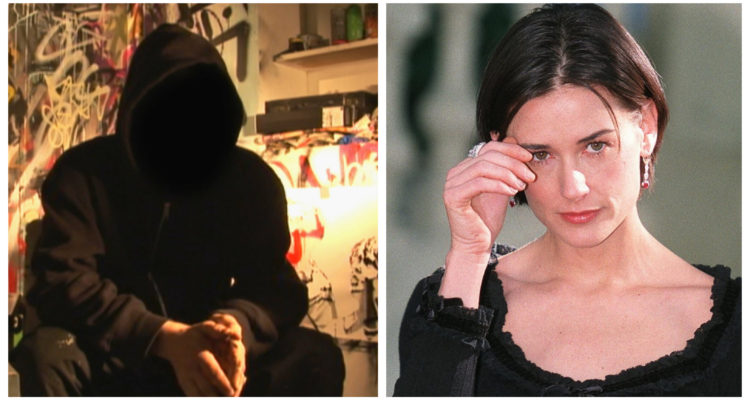 Banksy y Demi Moore | AFP