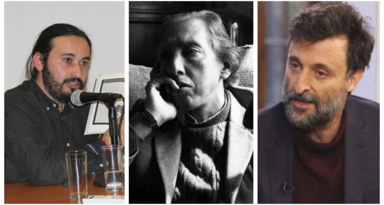 Jorge Polanco, Juan Luis Martínez y Cristian Warnken 