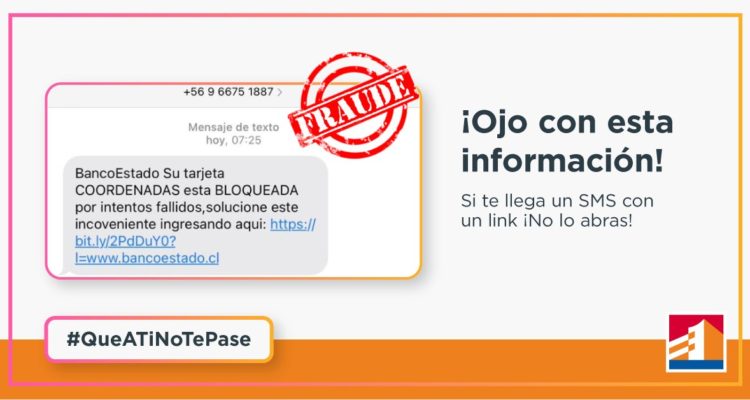 Imagen de intento de estafa