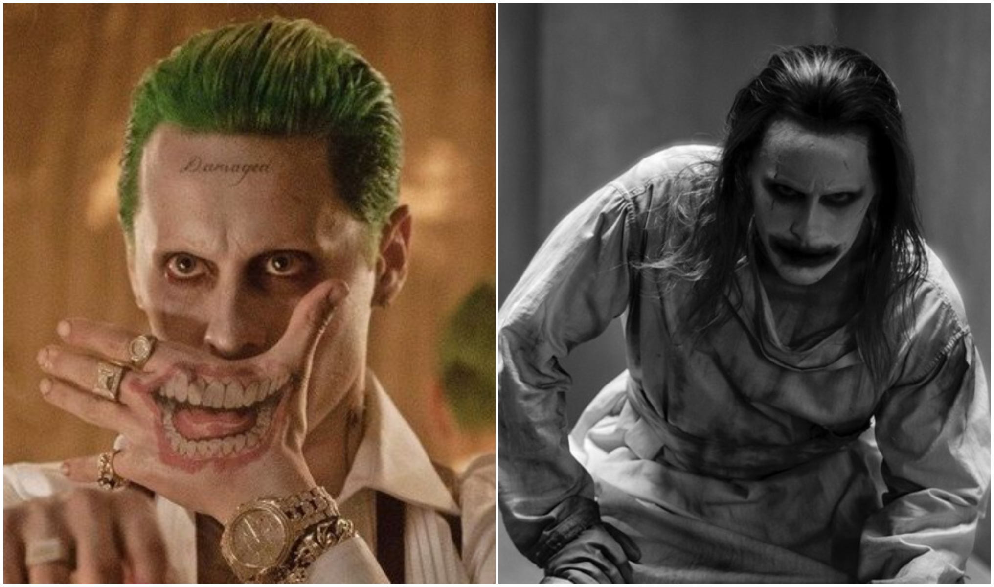 Jared Leto en ‘El Escuadrón Suicida’ y en la ‘Liga de la Justicia’.