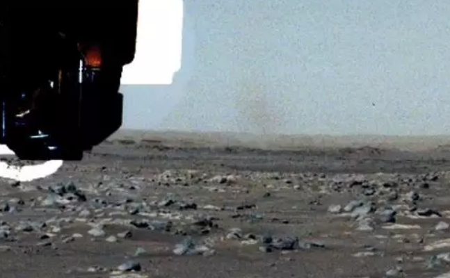 Diablo de polvo captado por el rover Perseverance | NASA