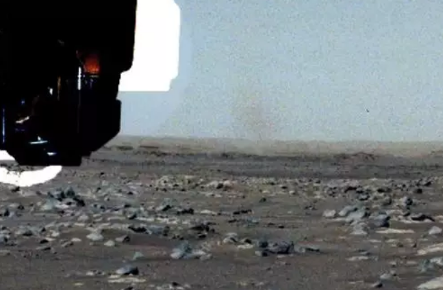 Diablo de polvo captado por el rover Perseverance | NASA