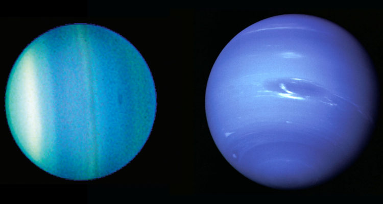 Urano (izquierda) y Neptuno | NASA