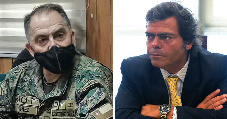 General Marcelo Núñez (Foto: Municipalidad de Renaico) y Cristian Barra (Foto: Agencia UNO)