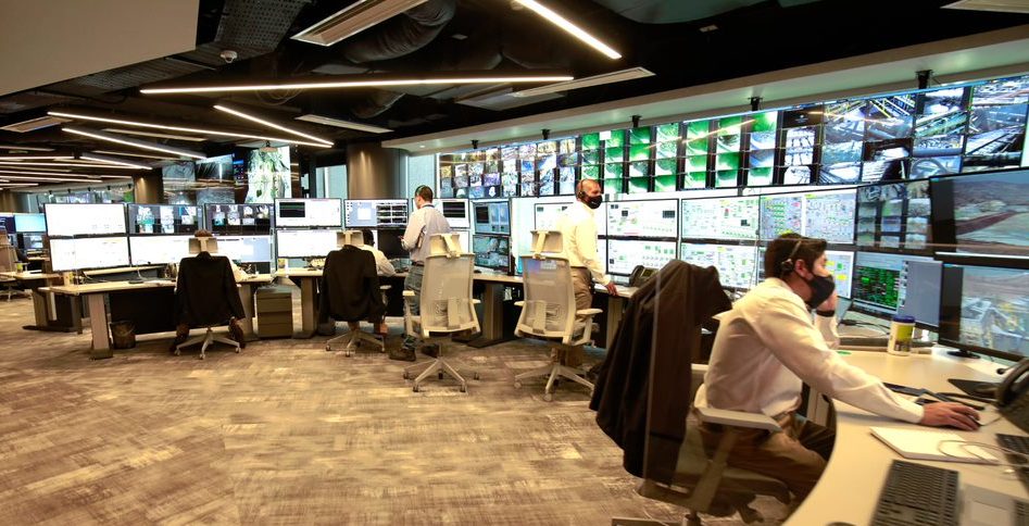 Centro Integrado de Operación Remota, IROC, de mina Los Bronces