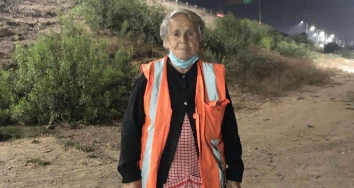 Amalia, de 82 años | Twitter