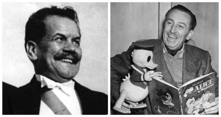 Pedro Aguirre Cerda y Walt Disney.
