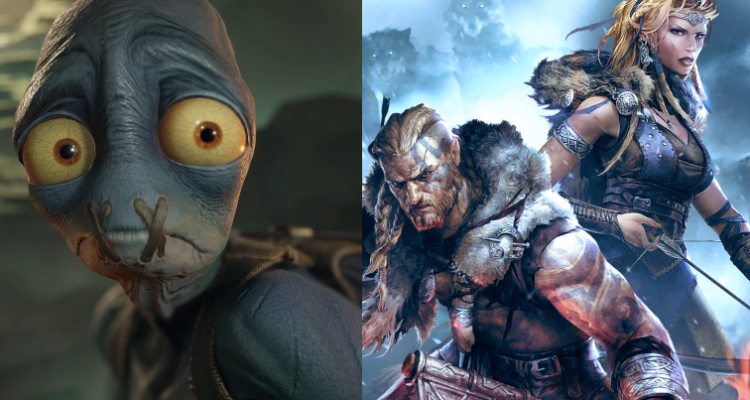 Oddworld Soulstorm (izquierda) | Vikings: Wolves of Midgard (derecha)