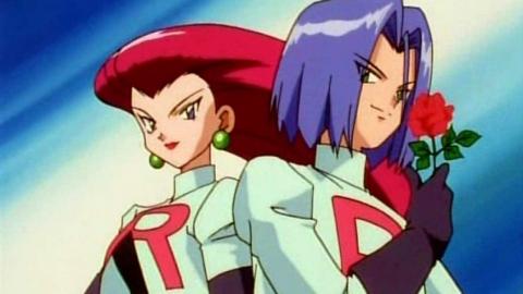 Jessie y james del Equipo Rocket en Pokémon