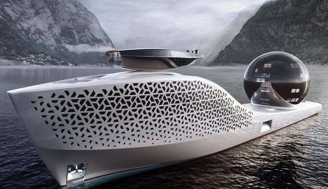 Representación artística de la nave Earth 300

