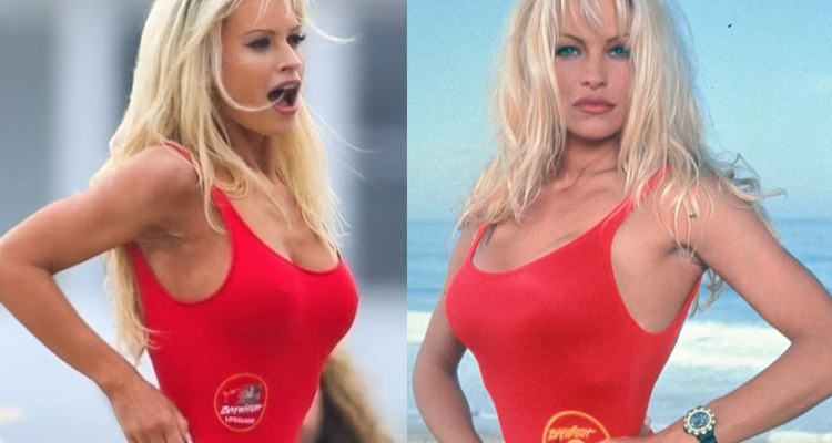 Lily James (izquierda) y Pamela Anderson (derecha) | Daily Mail