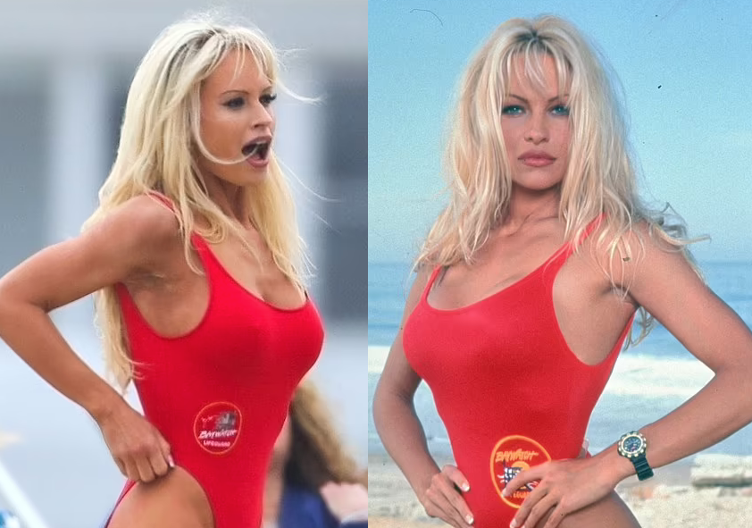 Lily James sorprende por su parecido con Pamela Anderson al recrear  icónicas escenas de Baywatch | TV y Espectáculo | BioBioChile