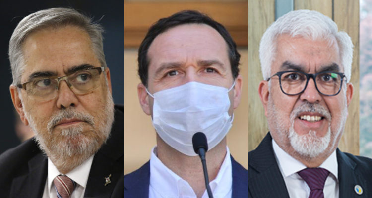 Rector Zolezzi, subsecretario de Educación Superior y Aliro Bórquez | Sebastián Brogca y José Francisco Zúñiga (Agencia UNO) más uct.cl